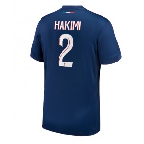 Paris Saint-Germain Achraf Hakimi #2 Domácí Dres 2024-25 Krátký Rukáv